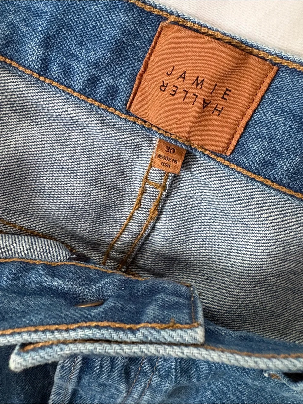 Jamie Haller denim Bermuda shorts
